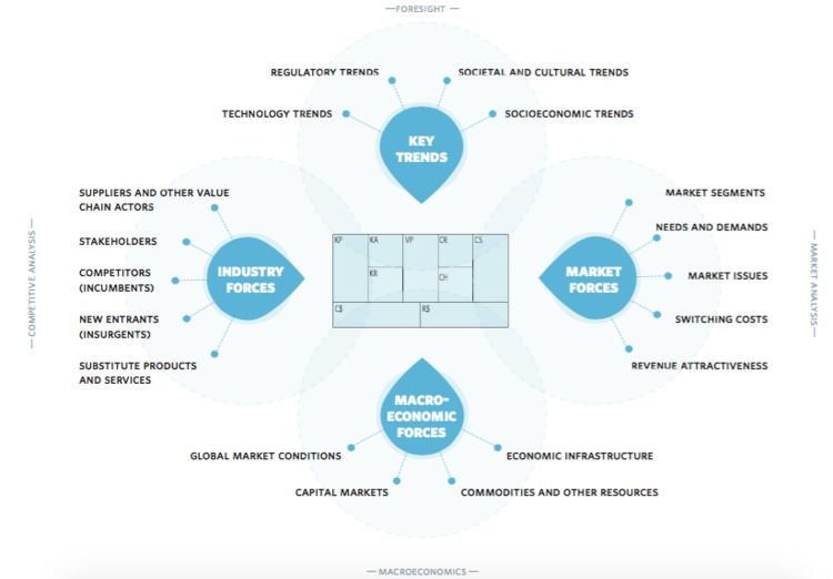a business model environment schema