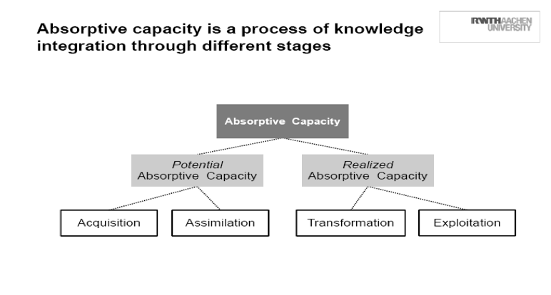 Absopritve capacity innovation stages hobcraft